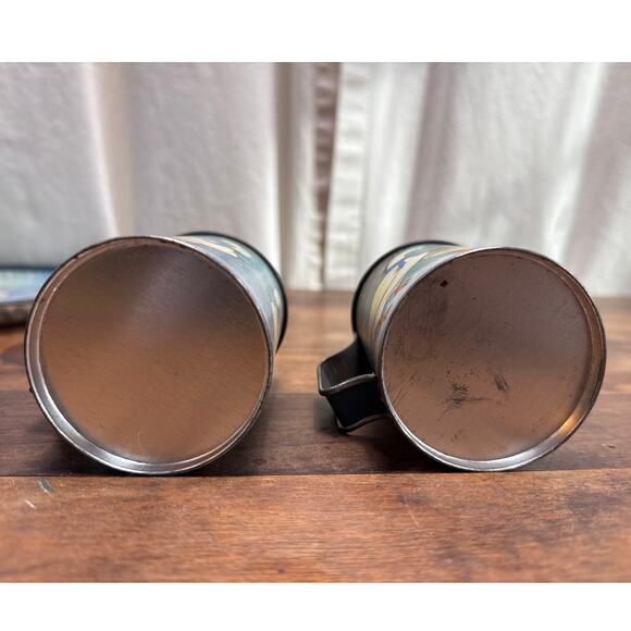 Winter Geese Vintage 80's Nesting Tins Canisters. Tray . & Salt & Pepper Shakers - Picture 14 of 16